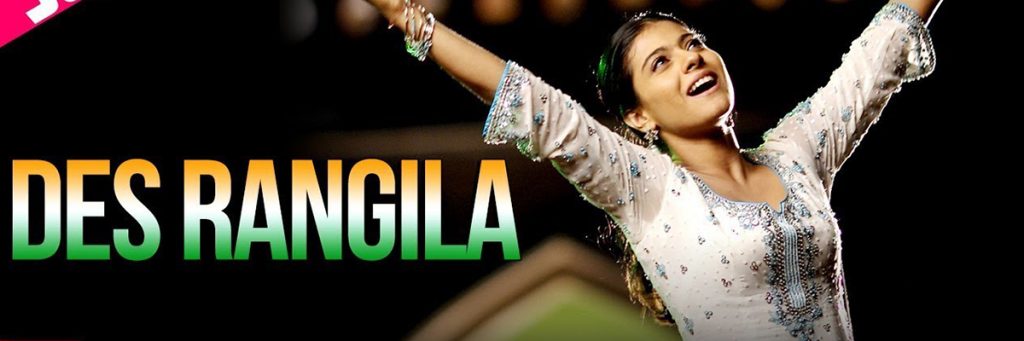 Des Rangila song by Kajol and SRK Independence day mashup 