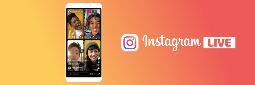 Instagram live is now available on Flutin Live