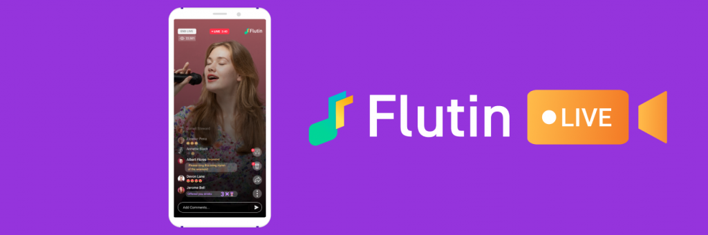 facebook live, youtube live, twitch live and Instagram live all are available in Flutin Live.