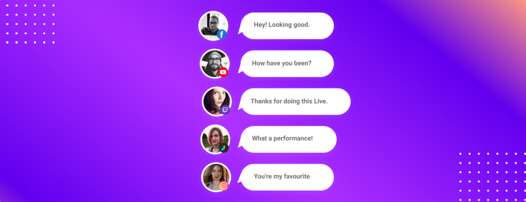 multi-chat feature flutin live
