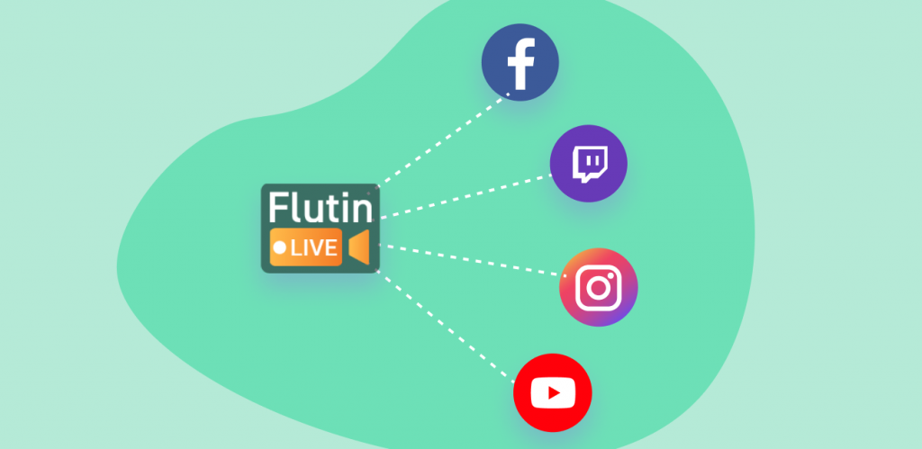 Multi-streaming with Flutin Live Public Speaking