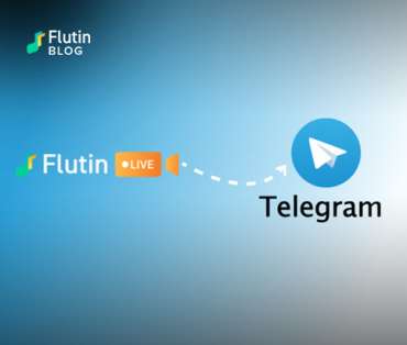Telegram Live with Flutin Live
